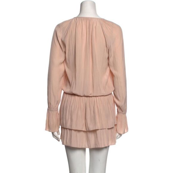 Ramy Brook Blush Pink Long Sleeve Dress Size Small - Picture 3 of 4